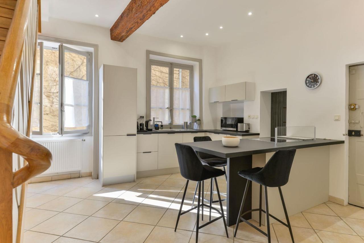 Апартаменты Beau Duplex Avec Jardin Et Vue Лион Экстерьер фото